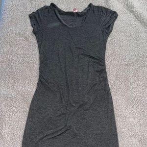 Feathers brand, gray maternity dress